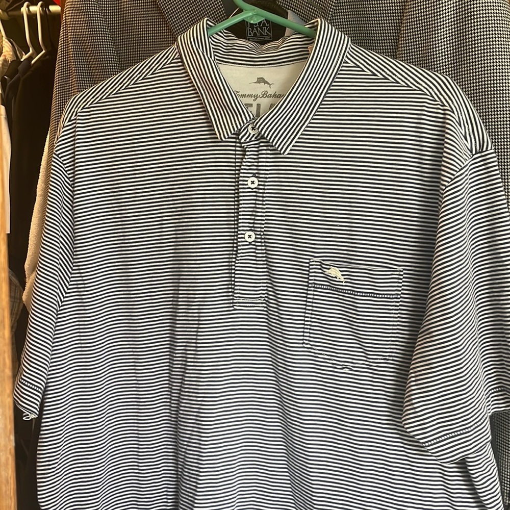 Tommy Bahama Relax golf shirt.